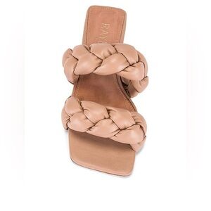 RAYE Women's Beige Braided Sandals